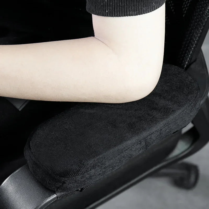 1/2Pcs Armrest Pads for Office Chair Car Elbow Support Cushion Memory Foam Arm Pressure Relief Pads Armrest Cover Cushion Pad Oasis Select