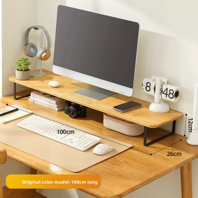 Desktop computer heightening rack Office desktop storage rack Monitor lifting rack Base bracket Raising shelf Oasis Select Primary 100 long