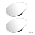 2pcs Car Mirror Wide Angle Car Blind Spot Mirrors 360° Adjustable Auxiliary Rearview Mirrors HD Frameless Small Round Mirror Oasis Select 2PCs Round