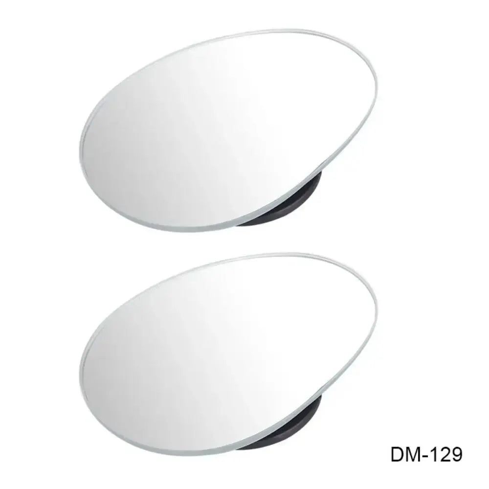 2pcs Car Mirror Wide Angle Car Blind Spot Mirrors 360° Adjustable Auxiliary Rearview Mirrors HD Frameless Small Round Mirror Oasis Select 2PCs Round