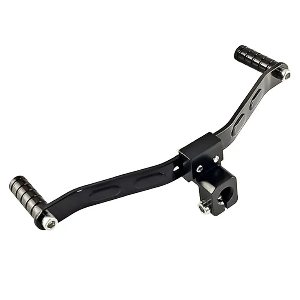 For Motorbike Aluminum Gear Shift Lever Dual/2 Way Footrest Replacement Compatible with Various Motorcycle Models Oasis Select Black