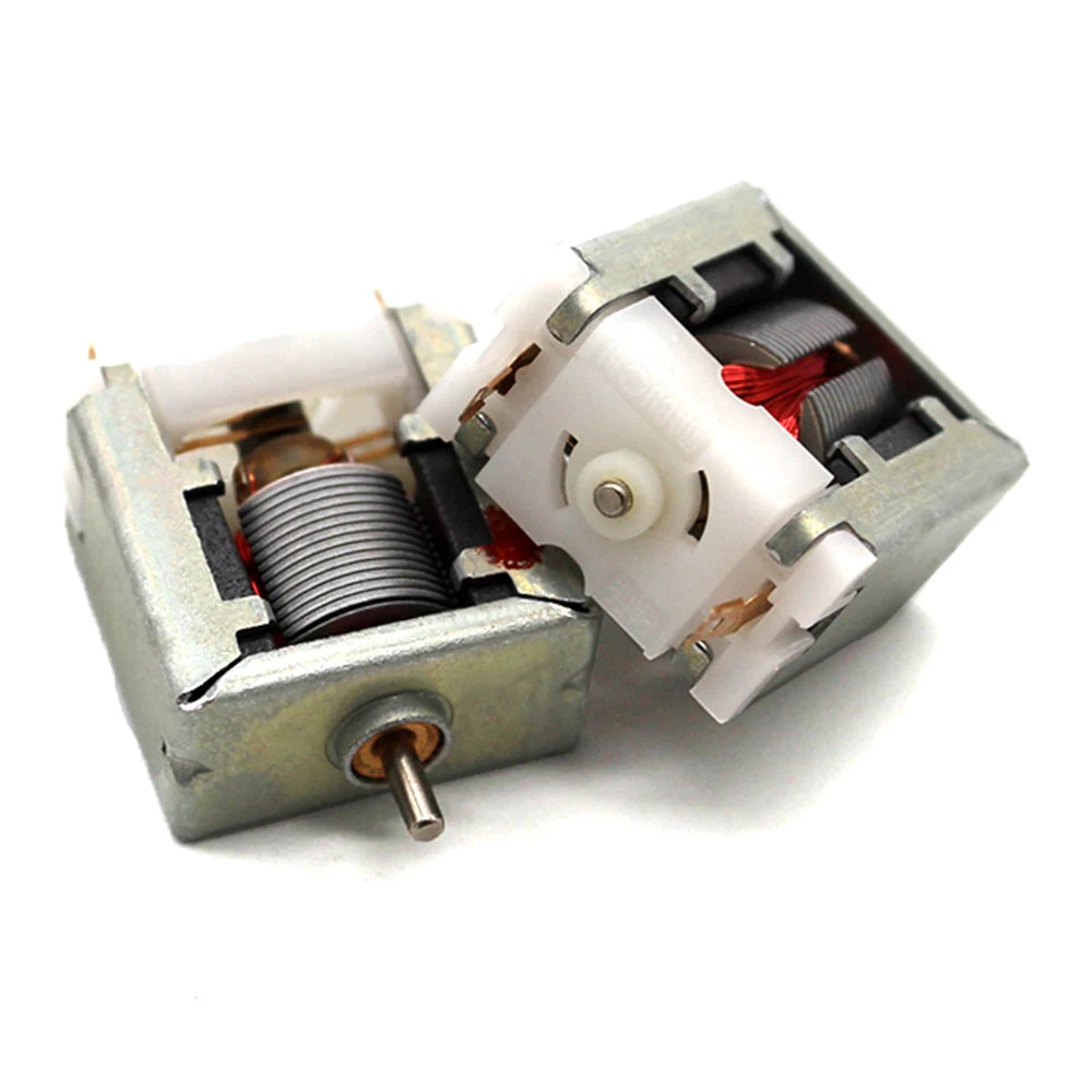 DC 3V 7200RPM Mini Thin 020 Square Bare Micro DC Motor 1.5mm Shaft DIY Hobby Toy Model Test Electric Motor Experiment Oasis Select
