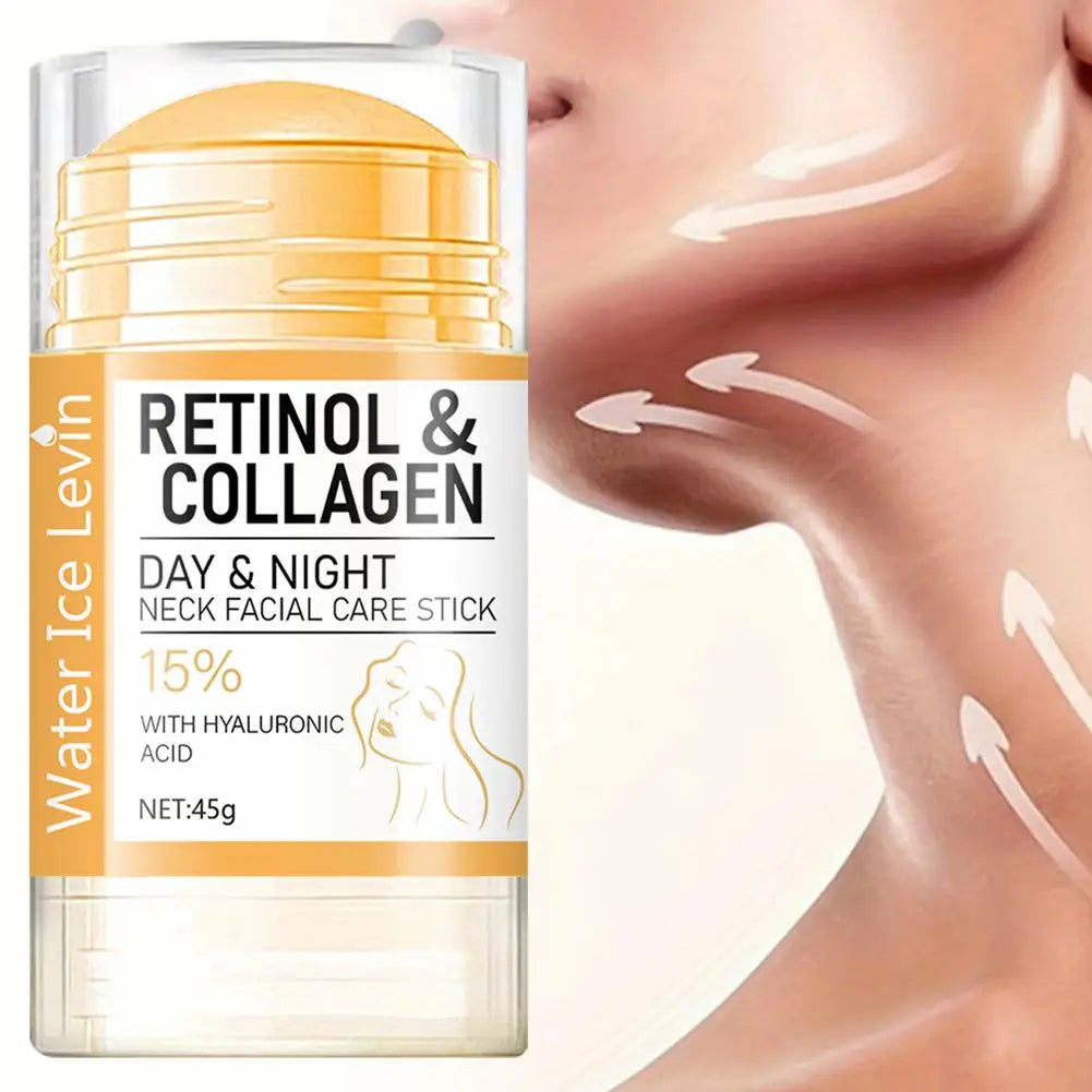 Retinol Lifting Firming Cream Stick Collagen Day&Night Neck Cream Moisturizing Anti-wrinkles Firming Neck Facial Daily Skincare Oasis Select