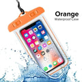Swimming Bags Waterproof Phone Case Water proof Bag Mobile Phone Pouch PV Cover for iPhone 12 Pro Xs Max XR X 8 7 Galaxy S10 Oasis Select Orange