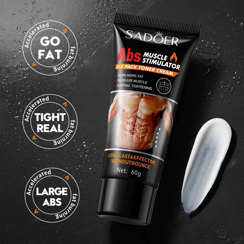 SADOER Men's Abdominal Firming Warming Body Cream 60g