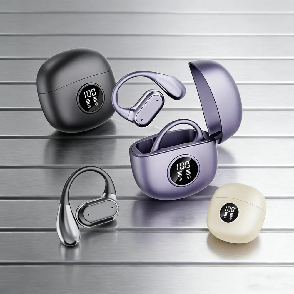 Original TWS clip-on sports headphones fasion comfortable headset music deep bass hanging Earbuds Apply to smartphones Oasis Select