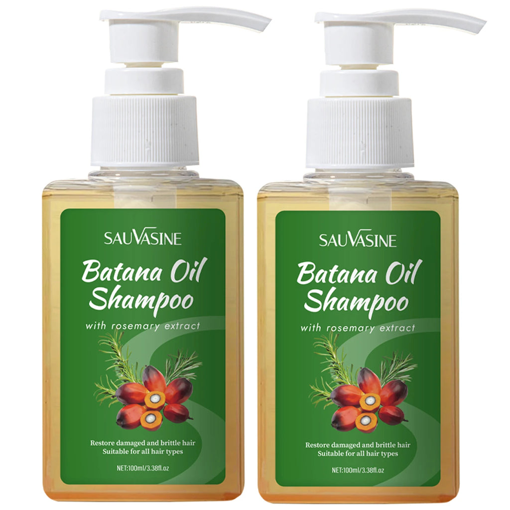 120g Batana Oil Shampoo & Conditioner Set Strengthens Hair Roots Repairs damaged Hair Deeply Nourishment Smooth Hair Conditioner Oasis Select 2pcs shampoos