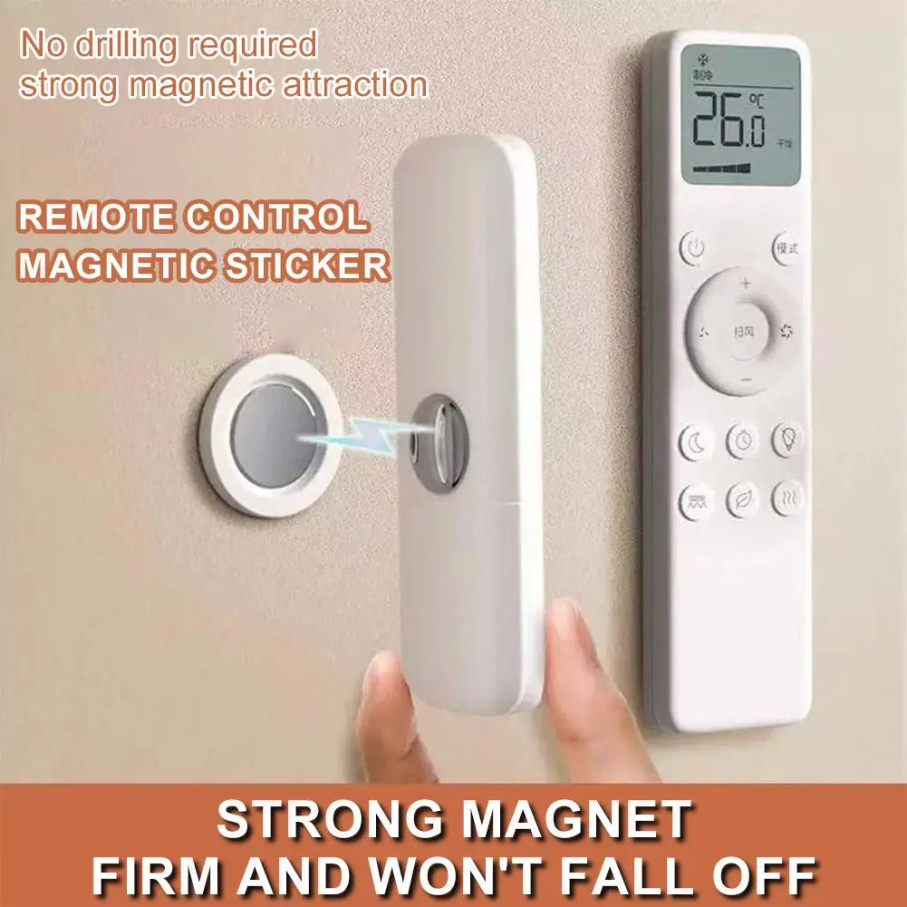 Magnetic Remote Control Wall Mount Holder – No-Drill 3/6 Pack