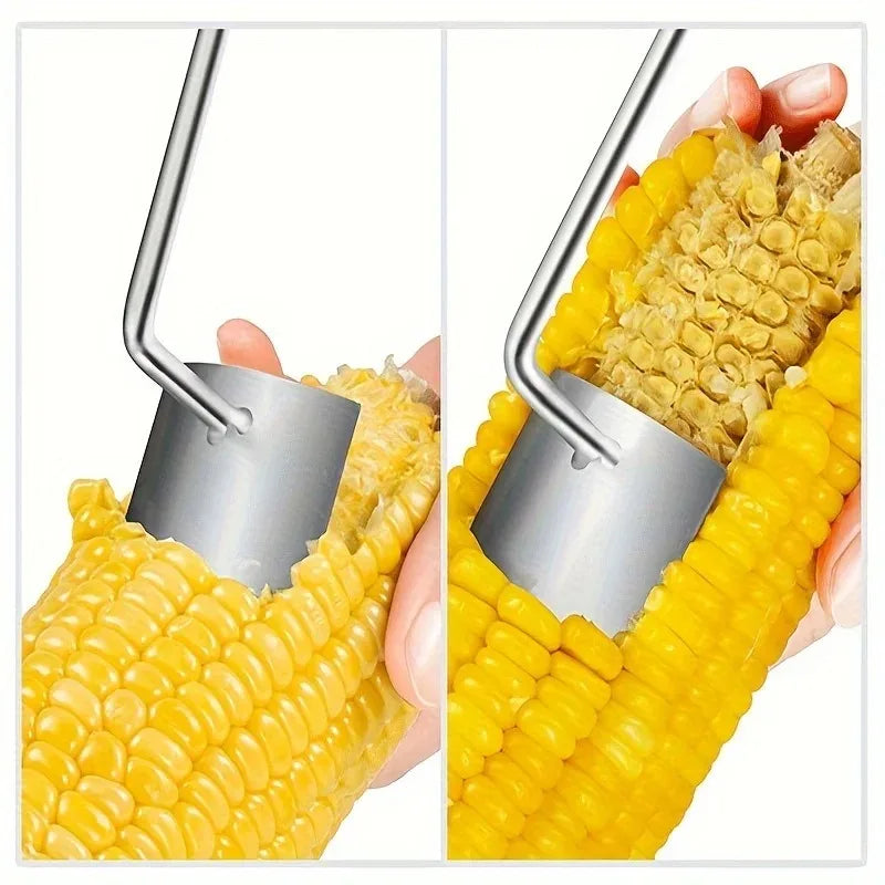 Stainless Steel Corn Cob Stripper & Kernel Peeler | CHANSUNRUN Corn Kernel Stripper Oasis Select