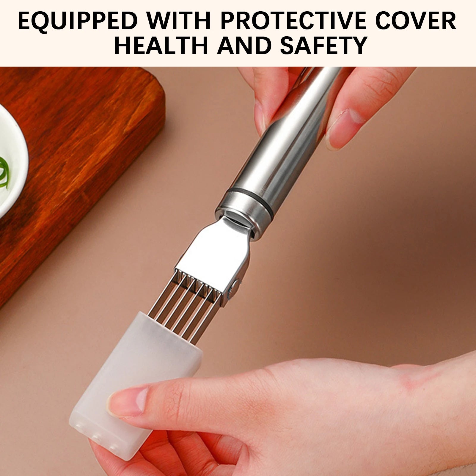Stainless Steel Green Onion Slicer & Vegetable Shredder Tool