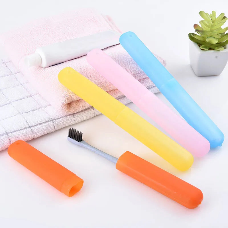 Toothbrush Storage Box Tooth Brush Box Holder Cover Travel Storage Dust-proof Case Portable Portable Travel Toothbrush Case Oasis Select