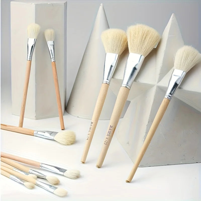 14-piece high-quality soft color painting S-pen, coloring brush, suitable for glue, glass, ceramic painting, traditional paintin Oasis Select
