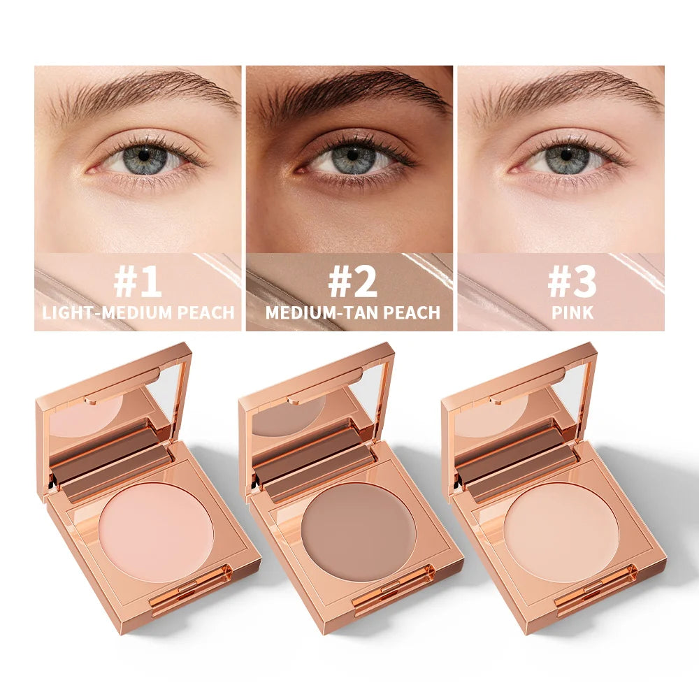 Full Coverage Undereye Color Correction Concealer Matte Waterproof Nourishing Quickly Covers Dark Circles Brighten Skin Tone Oasis Select