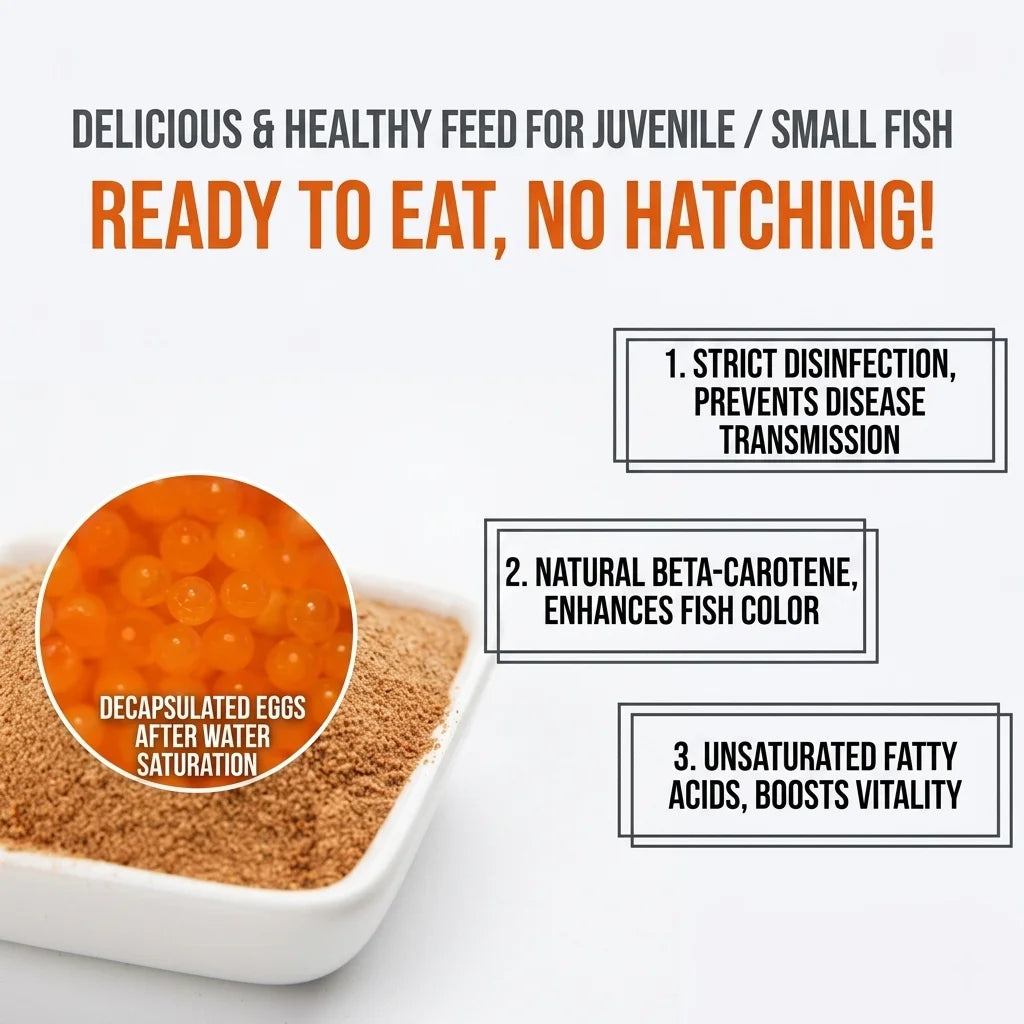 Aquarium Brine Shrimp Eggs Fish Food & Feeder Set Baby Fish Fry Feeding Dispenser Kit Fish Tank Accessories Artemia Cysts Helper Oasis Select