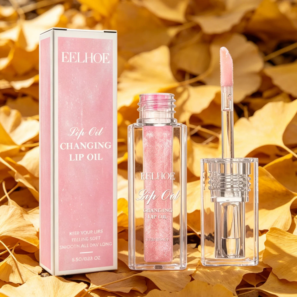 EELHOE Color Changing Lip Oil – Moisturizing Glossy Lip Gloss Color Changing Lip Oil Oasis Select