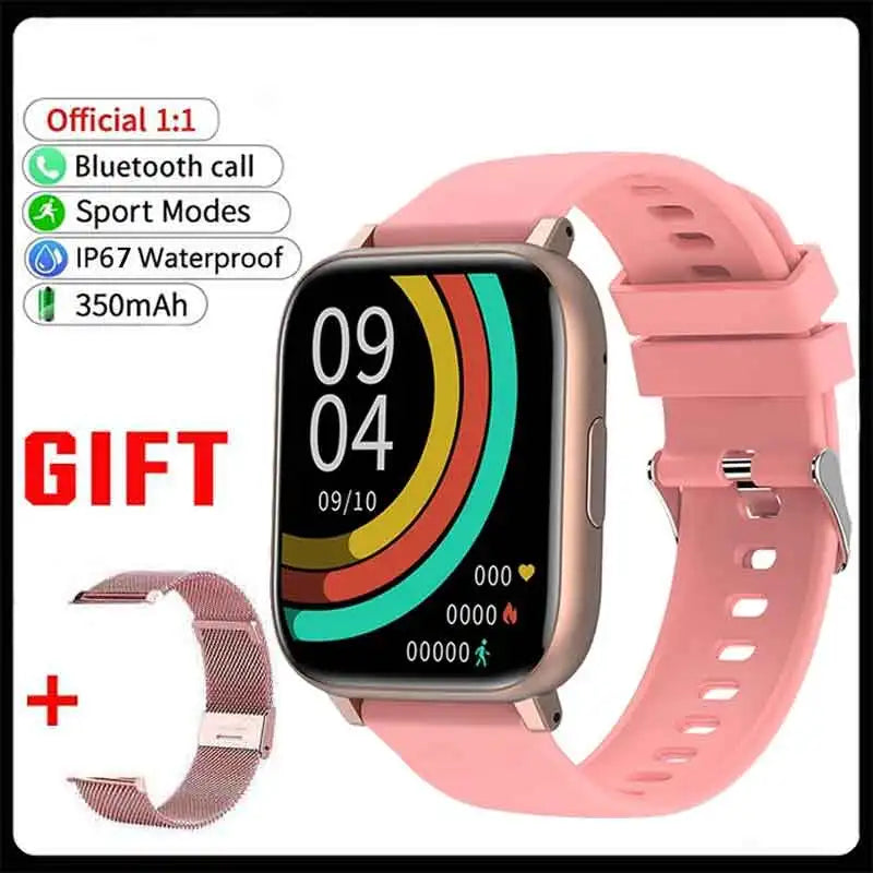 1.77" Smartwatch – Bluetooth Calls, Heart Rate & SpO2 Monitor