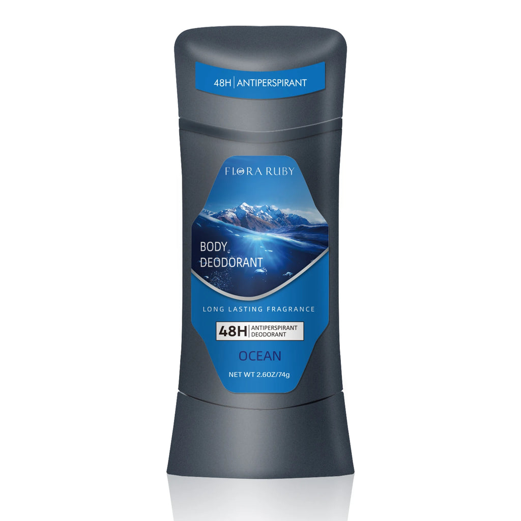 Men Full Body Deodorant Cream 72 Hours Long-Lasting Odor Control Removing Odor Protection Ocean Fragrance Men's Sports Deodorant Oasis Select OCean