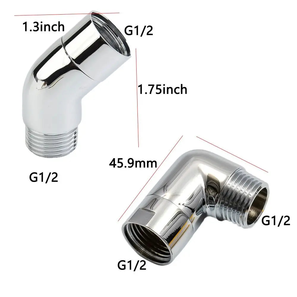Useful Angle Change Shower Elbow Adapter 90° 135° G1/2 Shower Connector Universal Bracket Bathroom Sprinkler Nozzle Accessories Oasis Select
