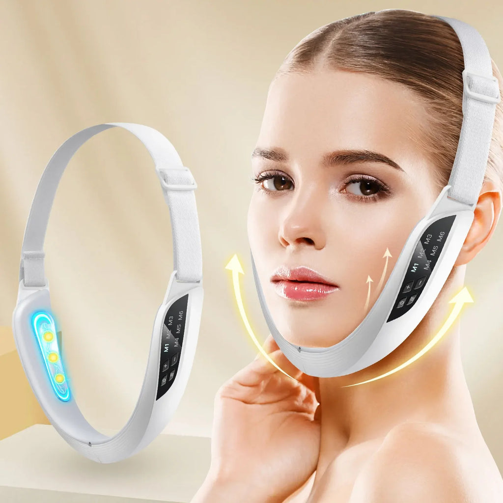 Hailicare Facial Massager – 6 Modes, 8 Levels, USB Rechargeable