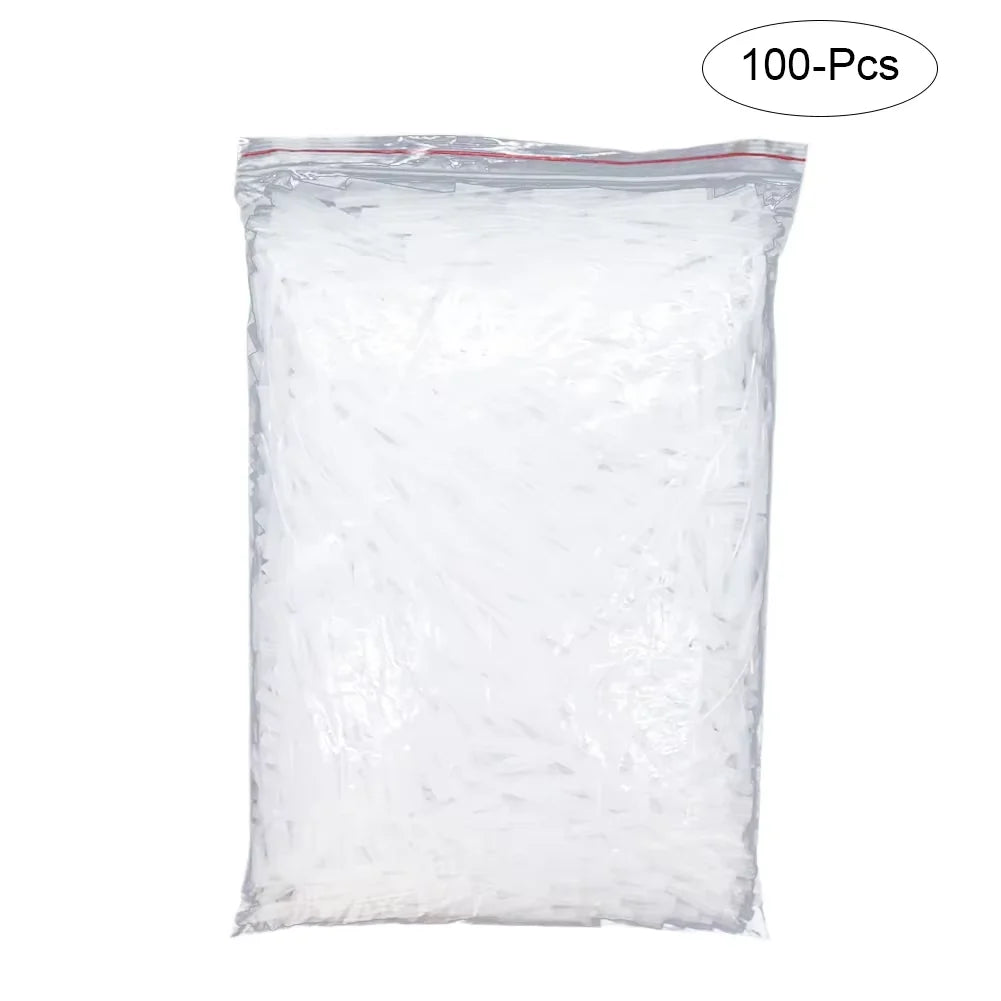100Pcs Glue Micro-Tips Plastic Glue Bottle 502 Glue Rubber Hose Rubber Drip Tube Mouse Tail Dispensing Needle Dispensing Hose Oasis Select 100pcs