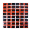 48-Piece Professional Bike Patch Kit - Vulcanizing Tire Repair Set for MTB & Road Bicycle Inner Tubes, Emergency Puncture Fix Oasis Select Square