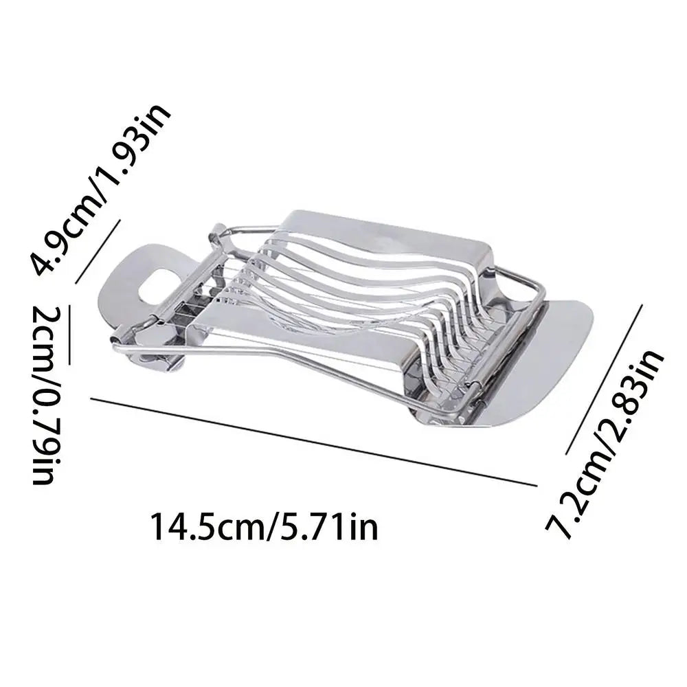 Egg Slicer Cutter Hard Boiled Eggs Multipurpose Egg Cutter Mini Manual Egg Slicer Egg Ham Mushroom Strawberry for Soft Fruit Oasis Select 1PC