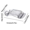 Egg Slicer Cutter Hard Boiled Eggs Multipurpose Egg Cutter Mini Manual Egg Slicer Egg Ham Mushroom Strawberry for Soft Fruit Oasis Select 1PC