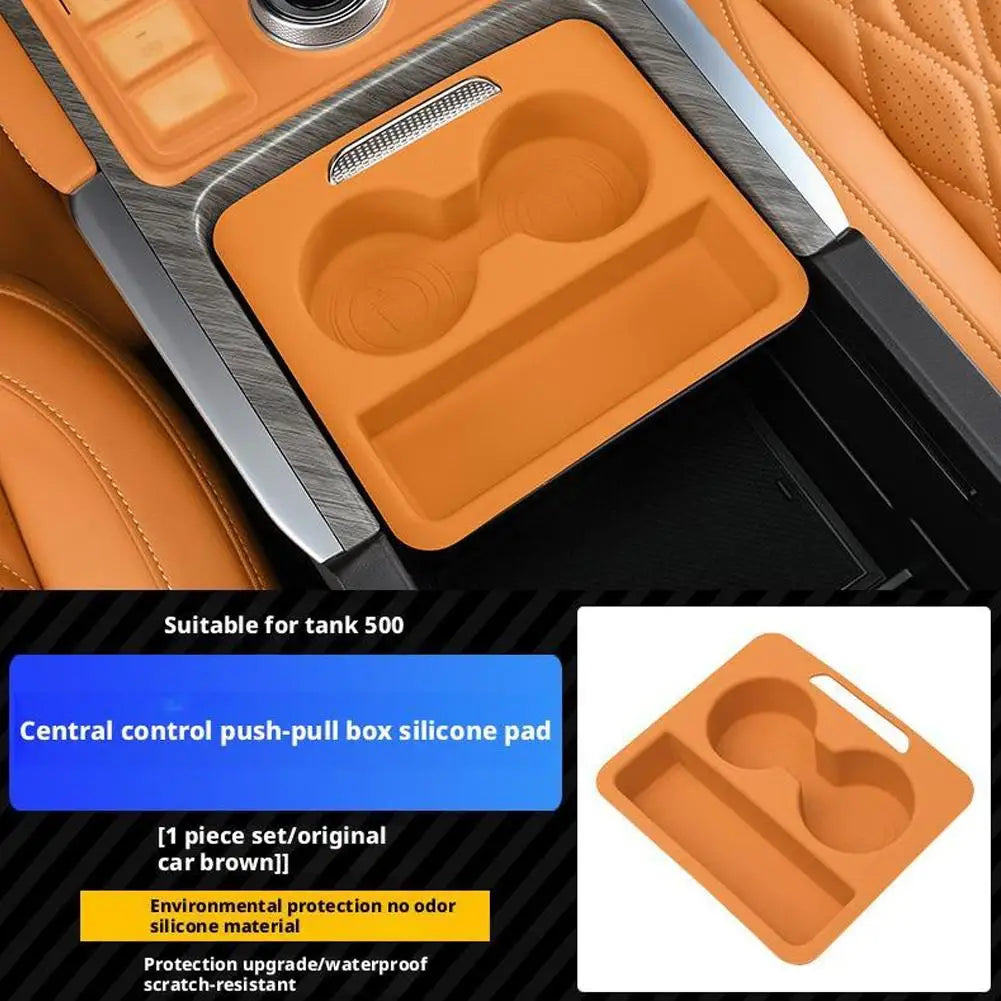 GWM Tank 500 Hi4-Z Hi4-T Silicone Console Pad 2024-2025 Car Console Pad Oasis Select brown