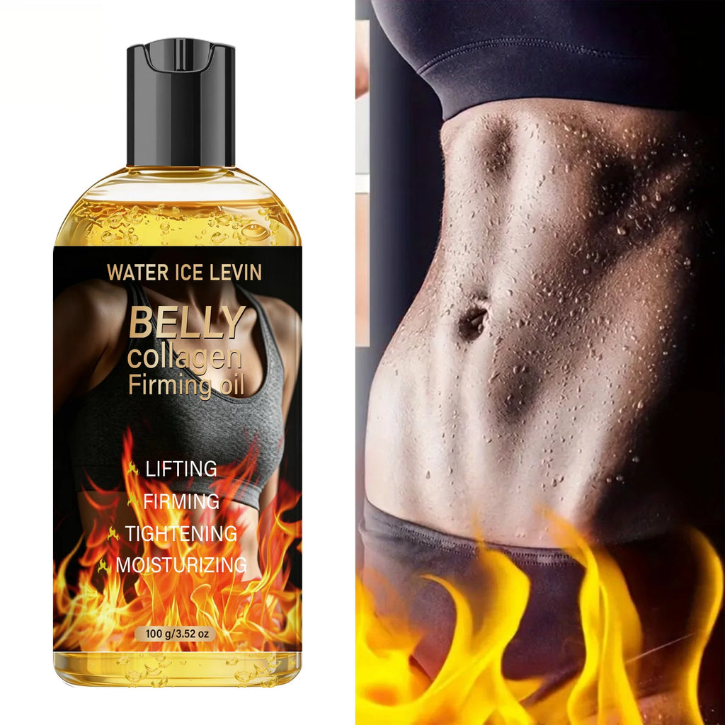 Collagen Firming Belly Oil – Niacinamide & Hyaluronic Acid Body Firming Oil Oasis Select