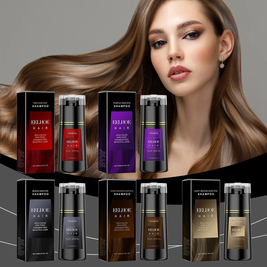EELHOE Ginseng & Black Sesame Hair Darkening Dye Shampoo Hair Dye Shampoo Oasis Select