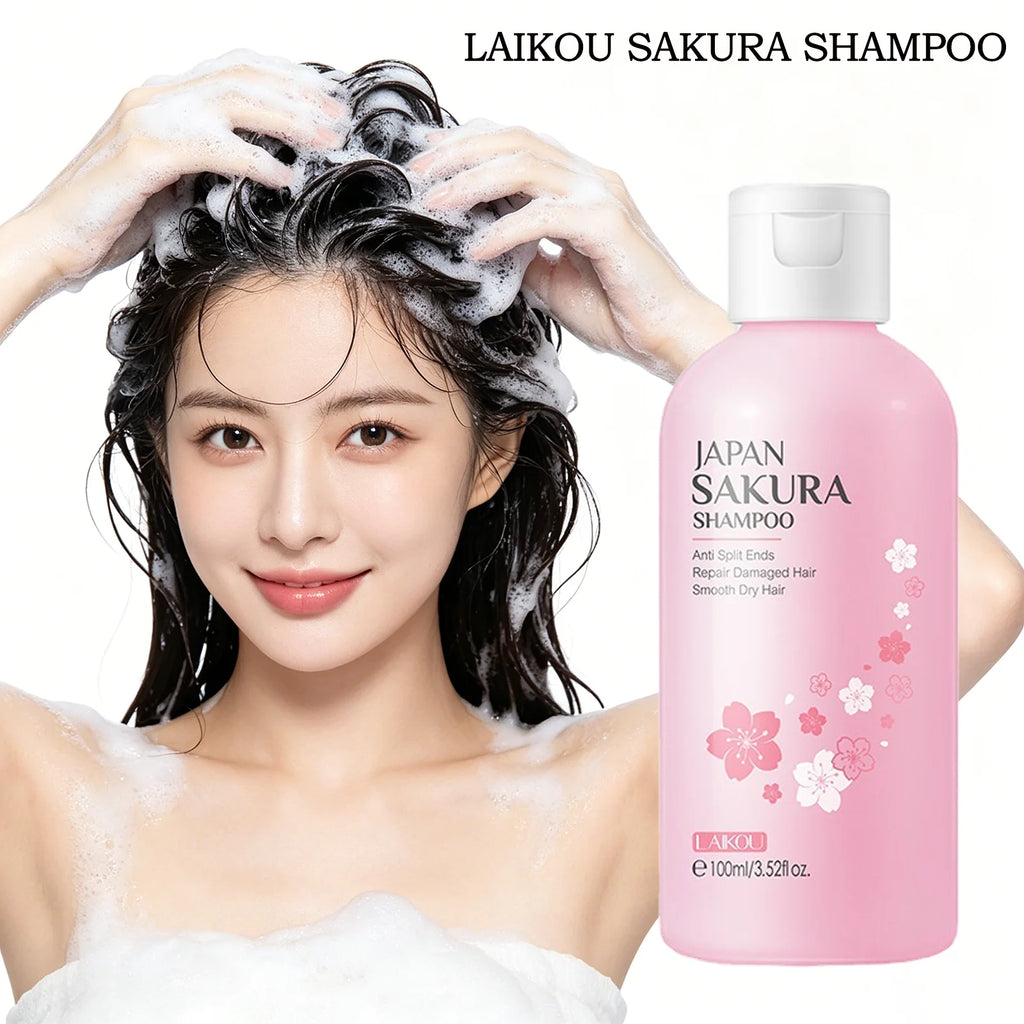 LAIKOU Sakura Shampoo & Hair Conditioner Deep Cleansing Oil Control Anti Dandruff Moisturizing Nourishing Repair Damaged Hair Oasis Select