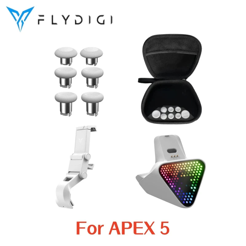 Flydigi Apex 5 Accessories Kit – Sticks, Buttons & Charging Dock