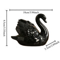 1pcs Black and White Swan Ornament Light Luxury Opening Housewarming Gift Home Decoration Nordic Gift Oasis Select black