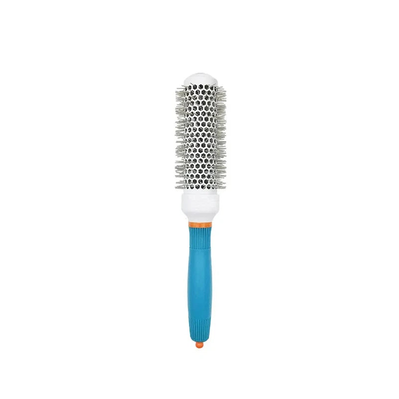 Thermal Round Barrel Hair Brush – Nylon Salon Styling Comb Round Barrel Hair Brush Oasis Select LG06-32