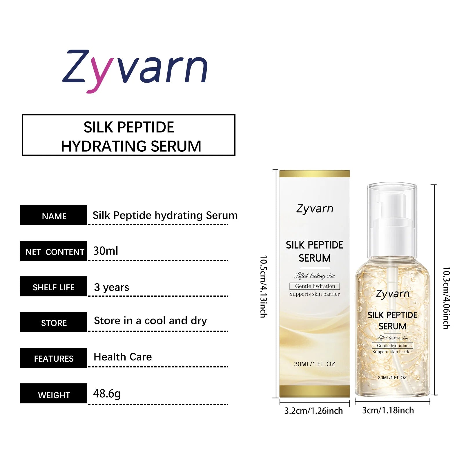 Copper Peptide Serum Hydrating Face Serum Firming Smoothing Glow Skin Quick Absorption Fine Lines Daily Care Facial Essence 30ml Oasis Select