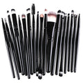 Makeup brush set, soft and fluffy, professional cosmetics foundation brush, multi-style blending makeup brush, beauty tools Oasis Select black