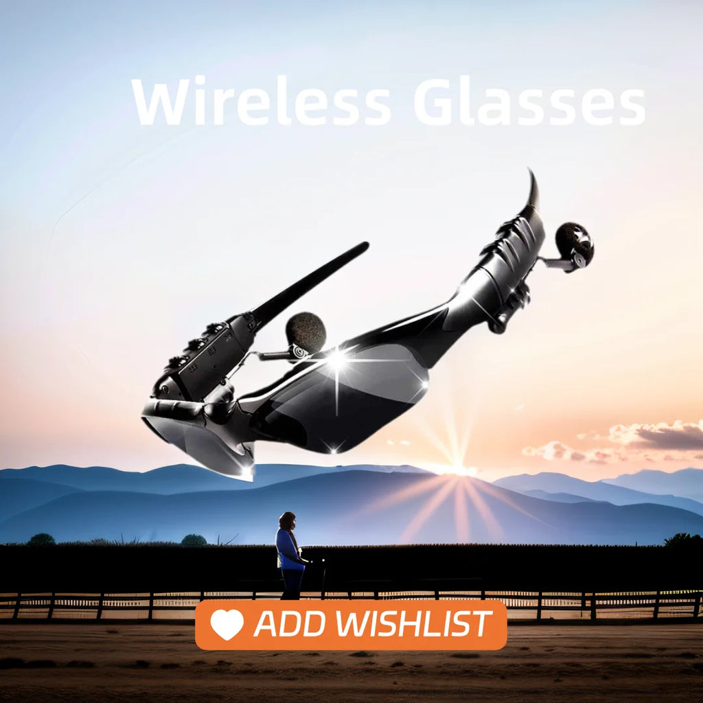Glasses Headset Stereo Earphones Wireless Headset with Mic Glasses Sunglasses for Driving Cycling Sports Headphones Oasis Select