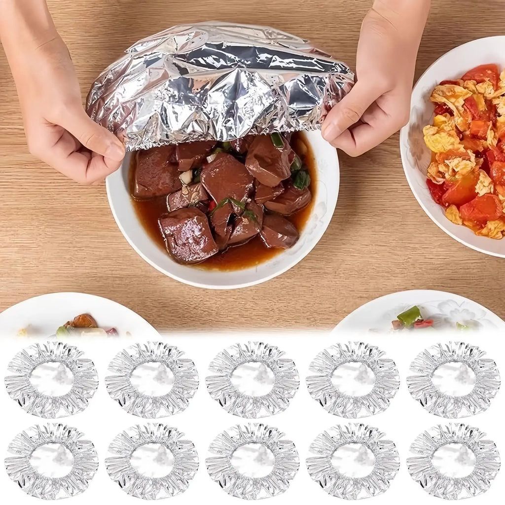 Food Covers Stretch Reusable Fresh Keeping 10 Pieces Food Containers Elastic Bowl Covers for Home Kitchen BBQ Picnic Party Oasis Select