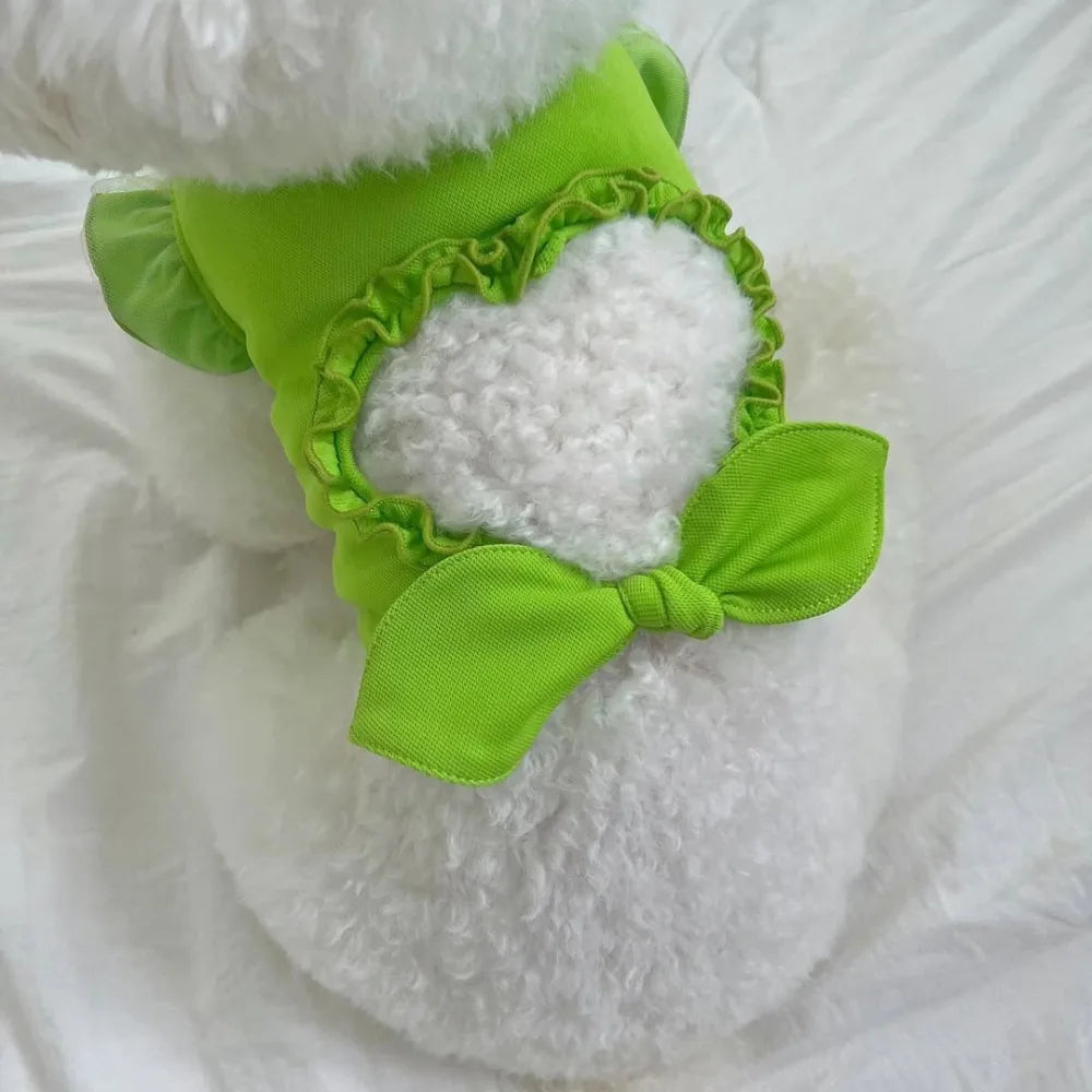 Cat Tank Top & Sun Hat Set – Soft Breathable Small Pet Outfit