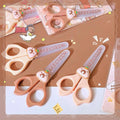 Kid Safety Scissors Capybara Safety Scissors With Round Tip Anti-Slip Handle Students Stationery Children Activities Supplies Oasis Select Random color