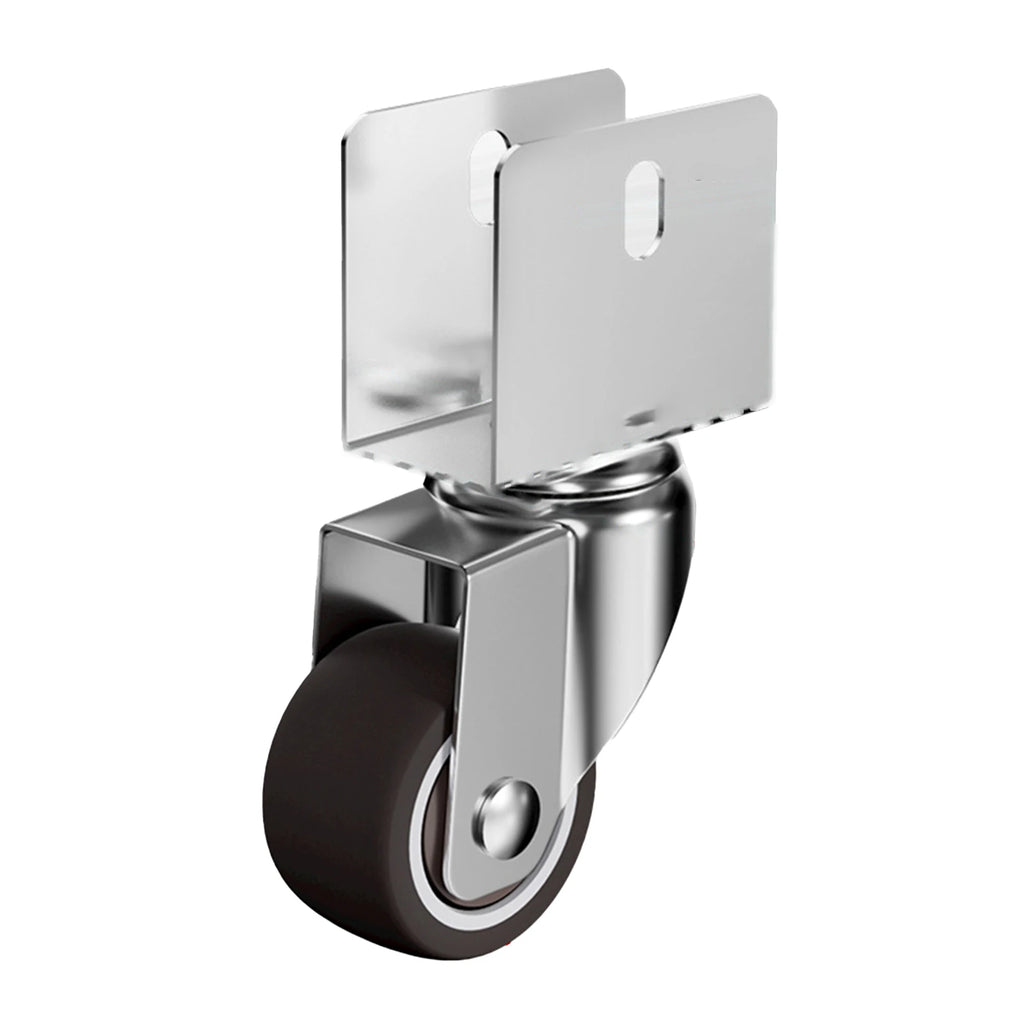 TPE Rubber Caster Wheels Smooth Rolling Solution for Kitchen Cabinets Coffee Tables and More Indoor Applications Oasis Select A