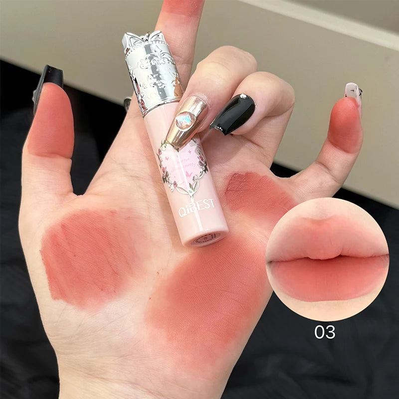 QIBEST Velvet Matte Liquid Lipstick | 4 Nude Shades | Long-Lasting
