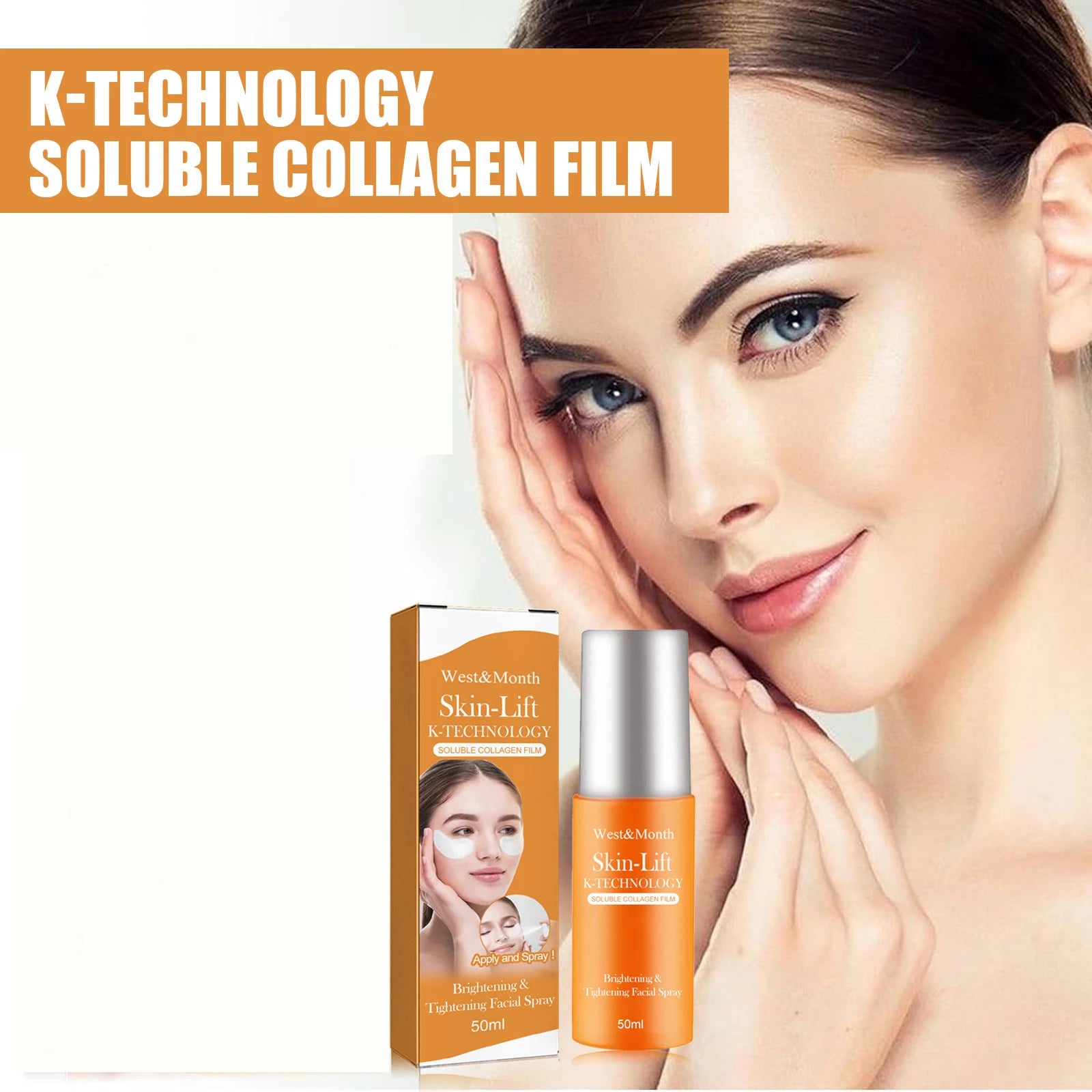 West Month Collagen Eye Spray – Anti-Wrinkle & Firming Mist Eye Serum Spray Oasis Select
