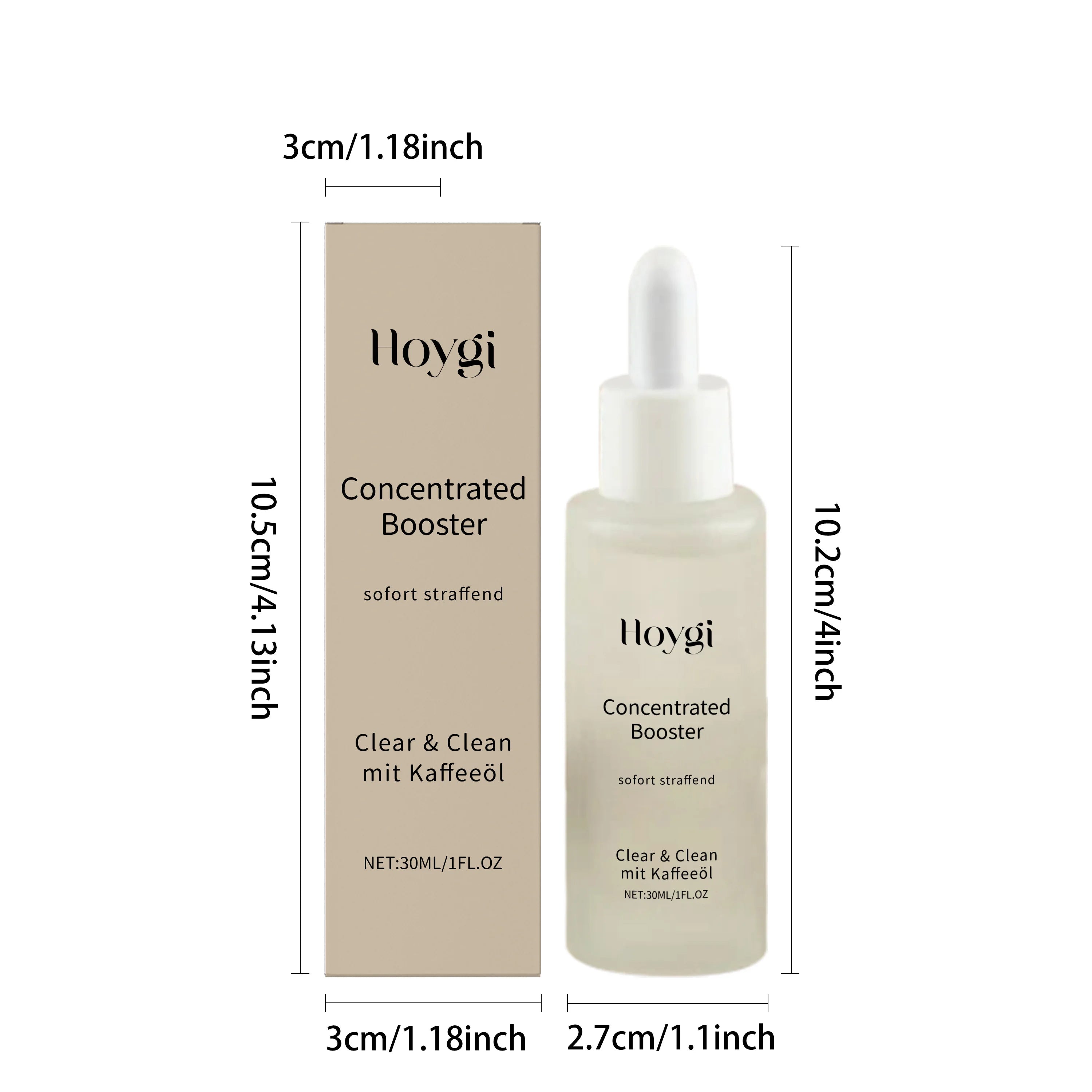 Hoygi Brightening Face Serum – Coffee Oil & Hydrating 30ml Brightening Face Serum Oasis Select