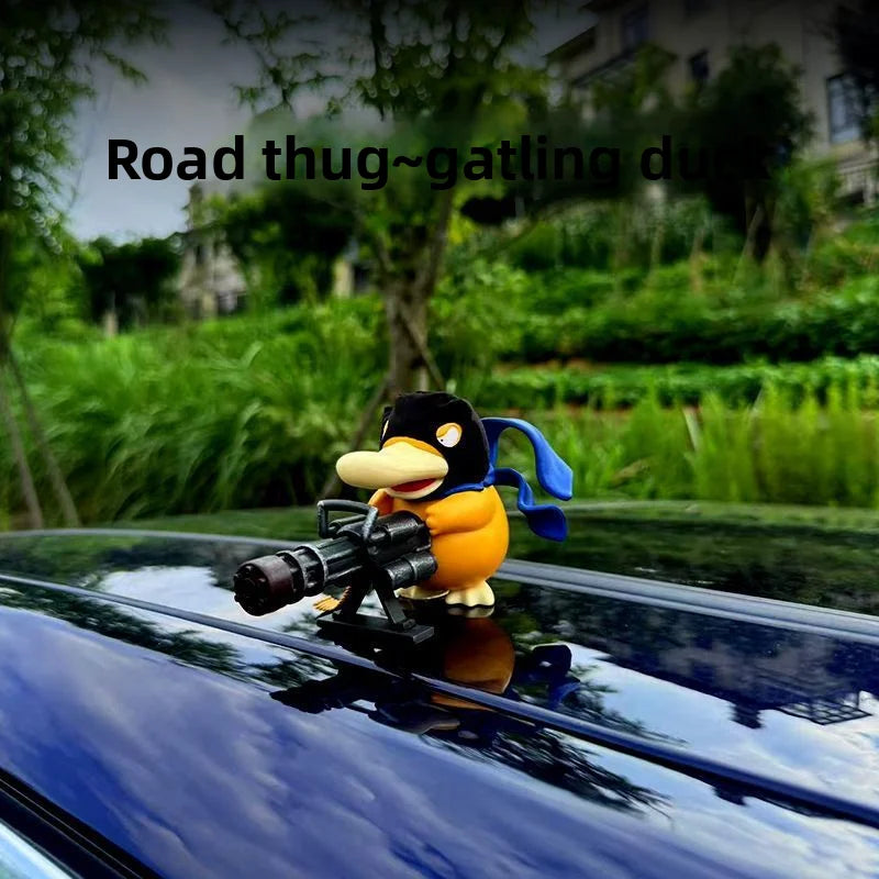 Street bandit Gatling Keda creative car decoration on the center console, car roof and rear figurine figurine figurine Oasis Select