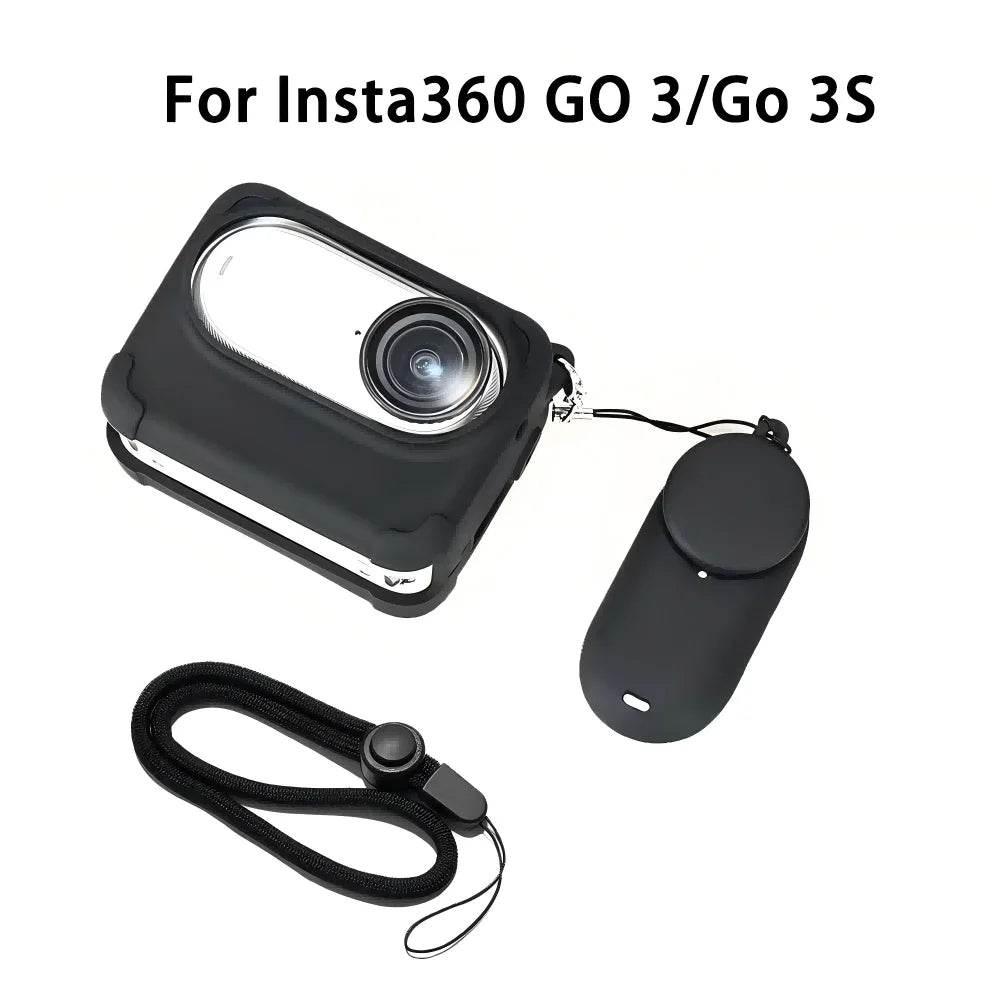 Silicone Case & Lens Cap for Insta360 GO 3 / GO 3S