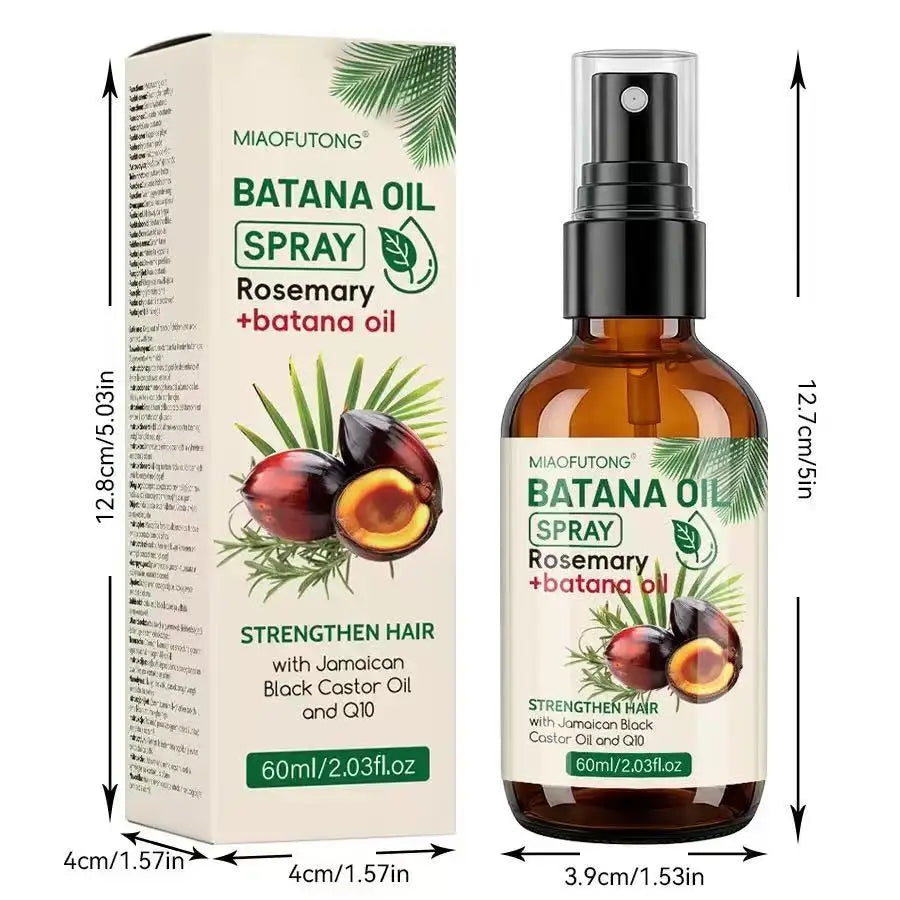 Batana hair care essential oil spray is rich in batana and rosemary ingredients to prevent dryness, hair care Oasis Select