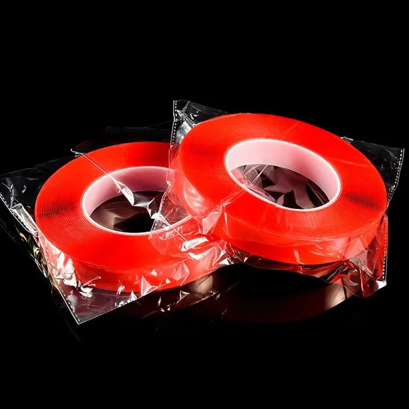Double Powerful Sided Tape Transparent with HighTemperature Resistance No Marks Waterproof Acrylic Car Adhesion Strong Tape Oasis Select
