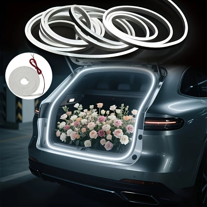 Car Trunk LED Light Strip 2M/4M – Auto-Sensing Tailgate Light