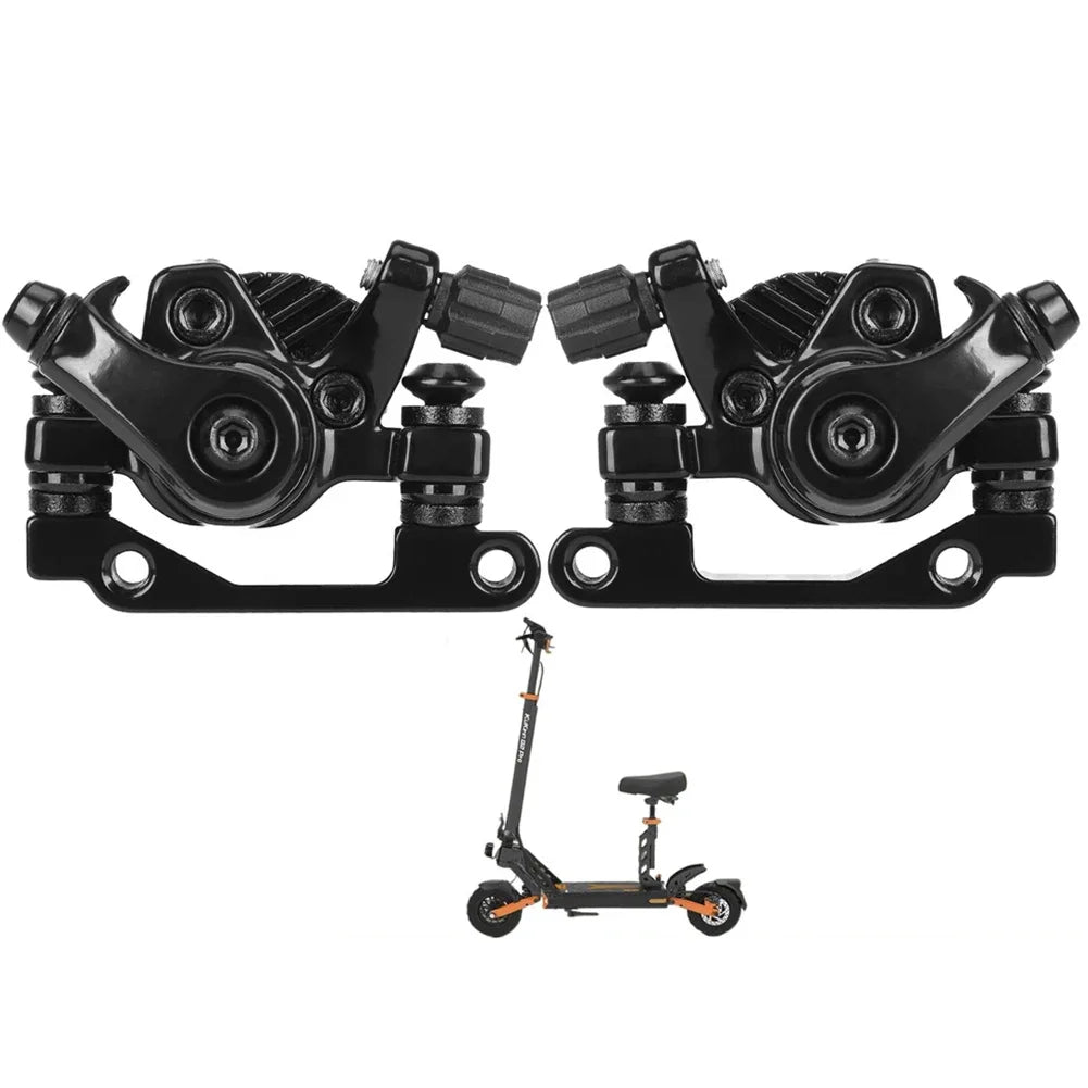 Compact Lightweight Brake System Aluminum Disc Brakes Black Left Rear Disc Brake 75*51mm Disc Brakes For Scooters Oasis Select